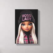 Boss Lady Glam Doll Leinwanddruck (Vorderseite)