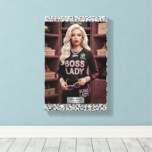 Boss Lady Glam Puppe Leinwanddruck (Insitu (Holzboden))