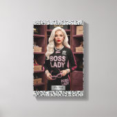 Boss Lady Glam Puppe Leinwanddruck (Vorderseite)