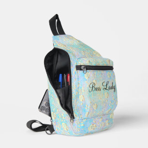 Boss Lady Gold Floral auf Pastellen Crossbody Bag