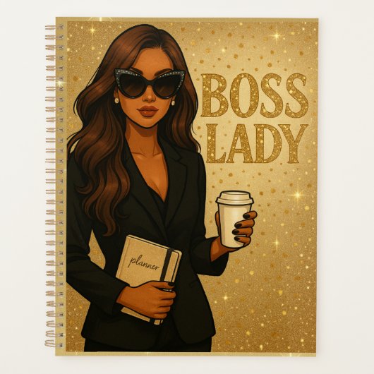 Boss Lady Gold Shimmer Planer (Vorderseite)