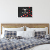 Boss Lady Hearts Gespannte Leinwanddruck (Insitu (Schlafzimmer))