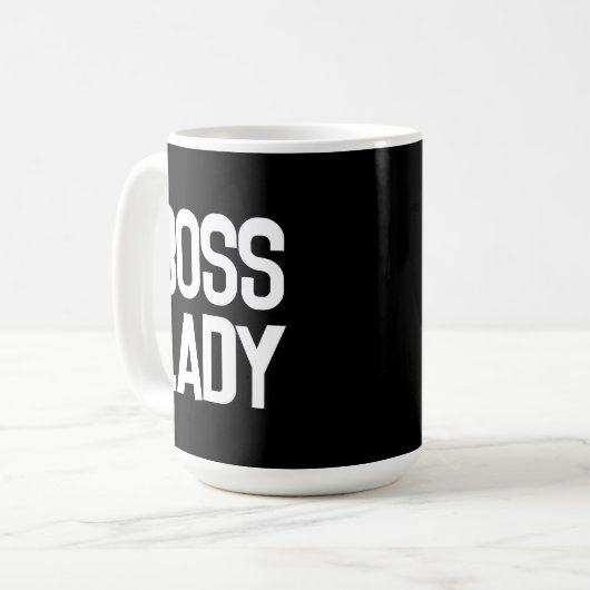 BOSS LADY KAFFEE TASSE (Vorderseite Links)
