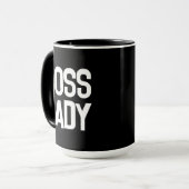 BOSS LADY KAFFEE TASSE (Vorderseite Links)