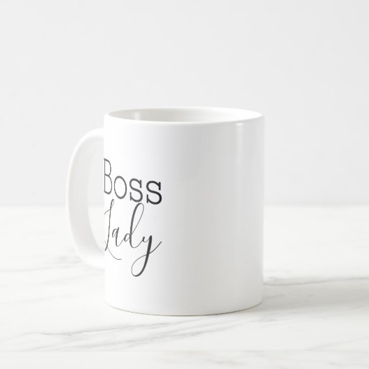 Boss Lady Kaffeetasse (Vorderseite Links)