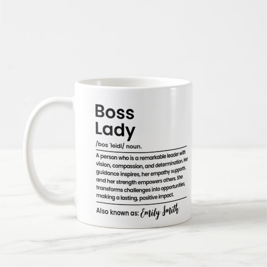 Boss Lady Kaffeetasse (Links)