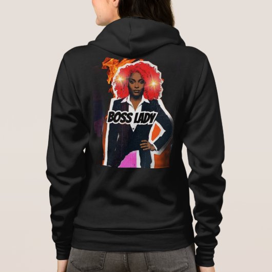 Boss Lady Kapuzenpullover Hoodie (Rückseite)