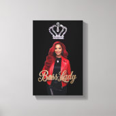 Boss Lady Leinwanddruck (Vorderseite)