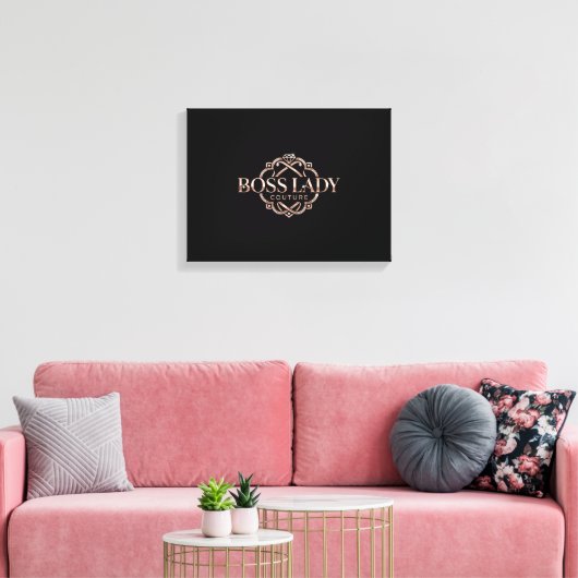Boss Lady Leinwanddruck gespannt (Insitu (Wohnzimmer))