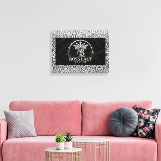 Boss Lady Leinwanddruck gespannt (Insitu (Wohnzimmer))
