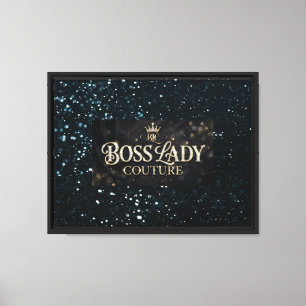 Boss Lady Leinwanddruck gespannt