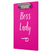 Boss Lady Magenta Klemmbrett (Links)