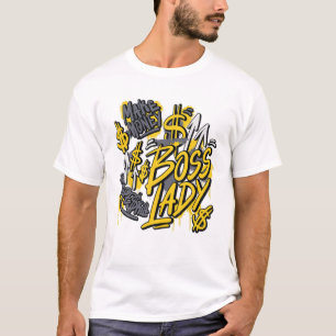 Boss-Lady Match 4 Sneaker Lover Blitz für Männer T-Shirt
