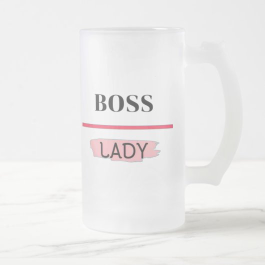 BOSS LADY MATTGLAS BIERGLAS (Rechts)