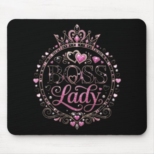 Boss-Lady-Mauspad Mousepad (Vorne)