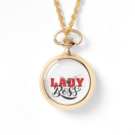Boss Lady Mindset – Powerful Women Quote Design Armbanduhr