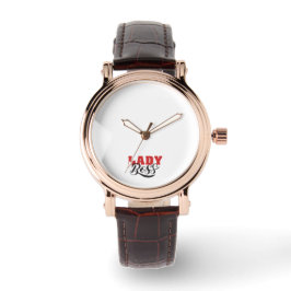 Boss Lady Mindset – Powerful Women Quote Design Armbanduhr