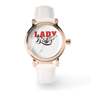 Boss Lady Mindset – Zitatdesign für starke Frauen Armbanduhr