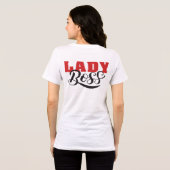 Boss Lady Mindset – Zitatdesign für starke Frauen Tri-Blend Shirt (Rückseite voll)