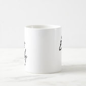 Boss Lady Modernes Handlingskript Kaffeetasse (Mittel)
