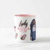 Boss Lady Motivierend, Leistung und Erfolg Tasse (Zentrum)