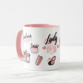 Boss Lady Motivierend, Leistung und Erfolg Tasse (Vorderseite Links)