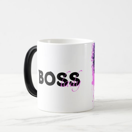 Boss Lady Mug Verwandlungstasse (Vorderseite Links)