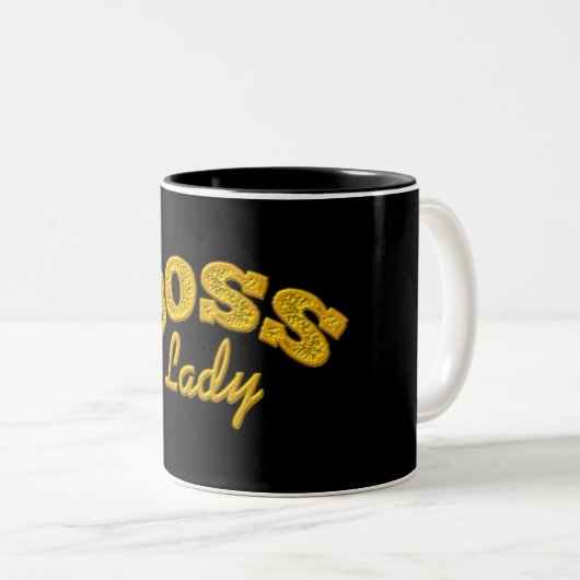 Boss Lady Mütter Tagesgeschenk Tasse (VorderseiteRechts)