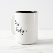 Boss Lady Niedliche Tasse (Vorderseite Links)