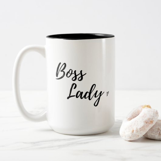Boss Lady Niedliche Tasse (Mit Donut)