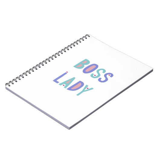 Boss Lady-Notebook Notizblock (Linke Seite)