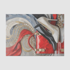 Boss Lady on Point, moderne Frau Seidenpapier