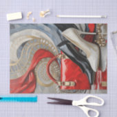 Boss Lady on Point, moderne Frau Seidenpapier (Handwerk)