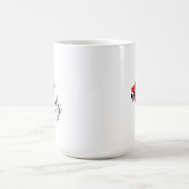 Boss Lady Personalisiert Coffee Tasse mit roten Li (Mittel)