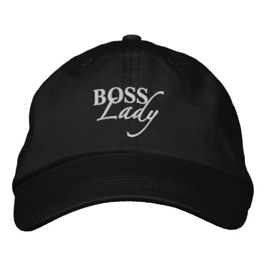 Boss Lady Personalisiert verstellbarer Hut (Vorderseite)