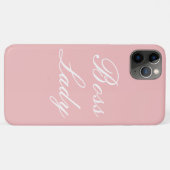 Boss Lady Pink Girly Case-Mate iPhone Hülle (Rückseite (Horizontal))
