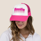 Boss Lady Pink Hustle Trucker Hat Truckerkappe (Beispiel)