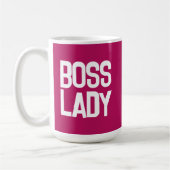 BOSS LADY PINK KAFFEE TASSE (Links)