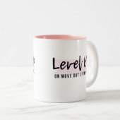 Boss Lady Pink Positive Tasse - Level Up (VorderseiteRechts)