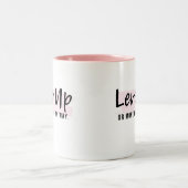 Boss Lady Pink Positive Tasse - Level Up (Mittel)