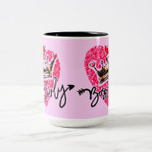 Boss Lady Pink Zweifarbige Tasse (Mittel)