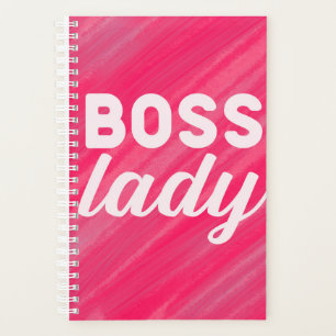 Boss Lady - Planer - heißrosa -