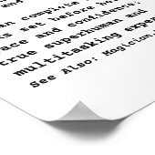 Boss Lady Poster (Ecke)