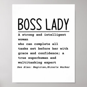 Boss Lady Poster