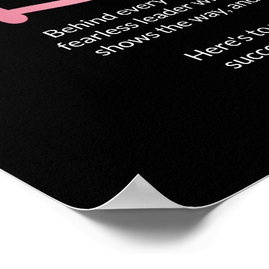 Boss Lady Poster (Ecke)