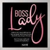 Boss Lady Poster (Vorne)