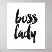 Boss Lady Poster (Vorne)