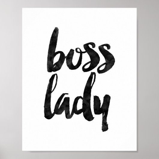 Boss Lady Poster (Vorne)
