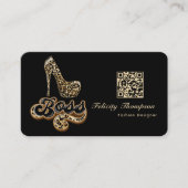 Boss Lady QR Code Visitenkarte (Vorderseite)