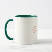 Boss Lady Retro Kundenspezifischer Name Kaffeemasc Tasse (Links)